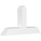 Ekena Millwork Portland Architectural Grade PVC Gable Bracket, 48"W x 26"H x 6"D x 6"F, 13/12 Pitch GBP048X26X0606POR00 - alternate 1